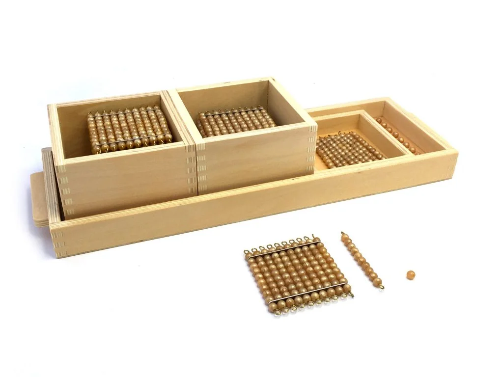 The Decimal System introduced with trays, symbol and quantity combined